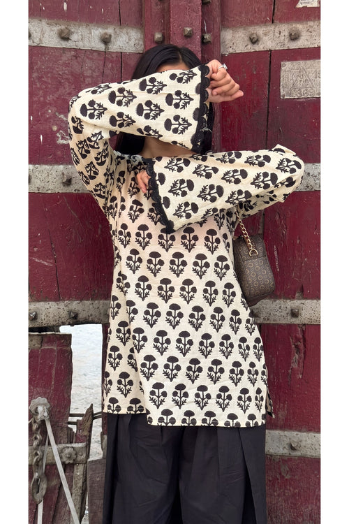 Ivory Buta Farshi Salwar Set