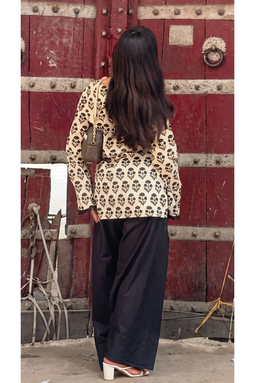 Ivory Buta Farshi Salwar Set