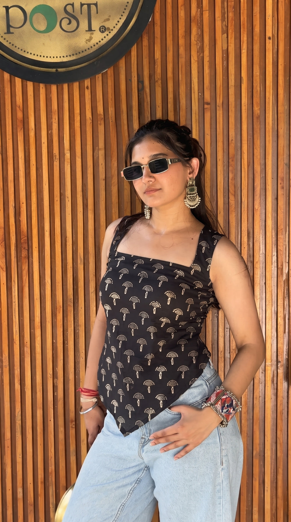Monochrome Desi Baddie Kurti