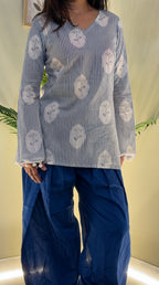 Neel Buti Farshi Salwar Set