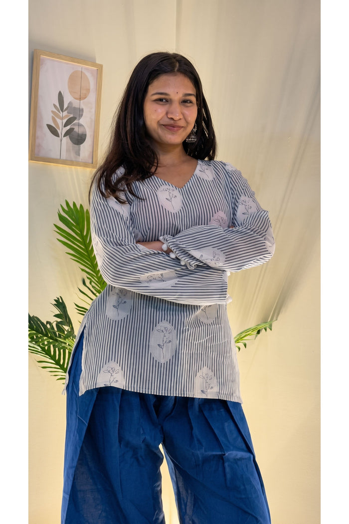Neel Buti Farshi Salwar Set