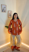 Amber Paisley Farshi Salwar Set