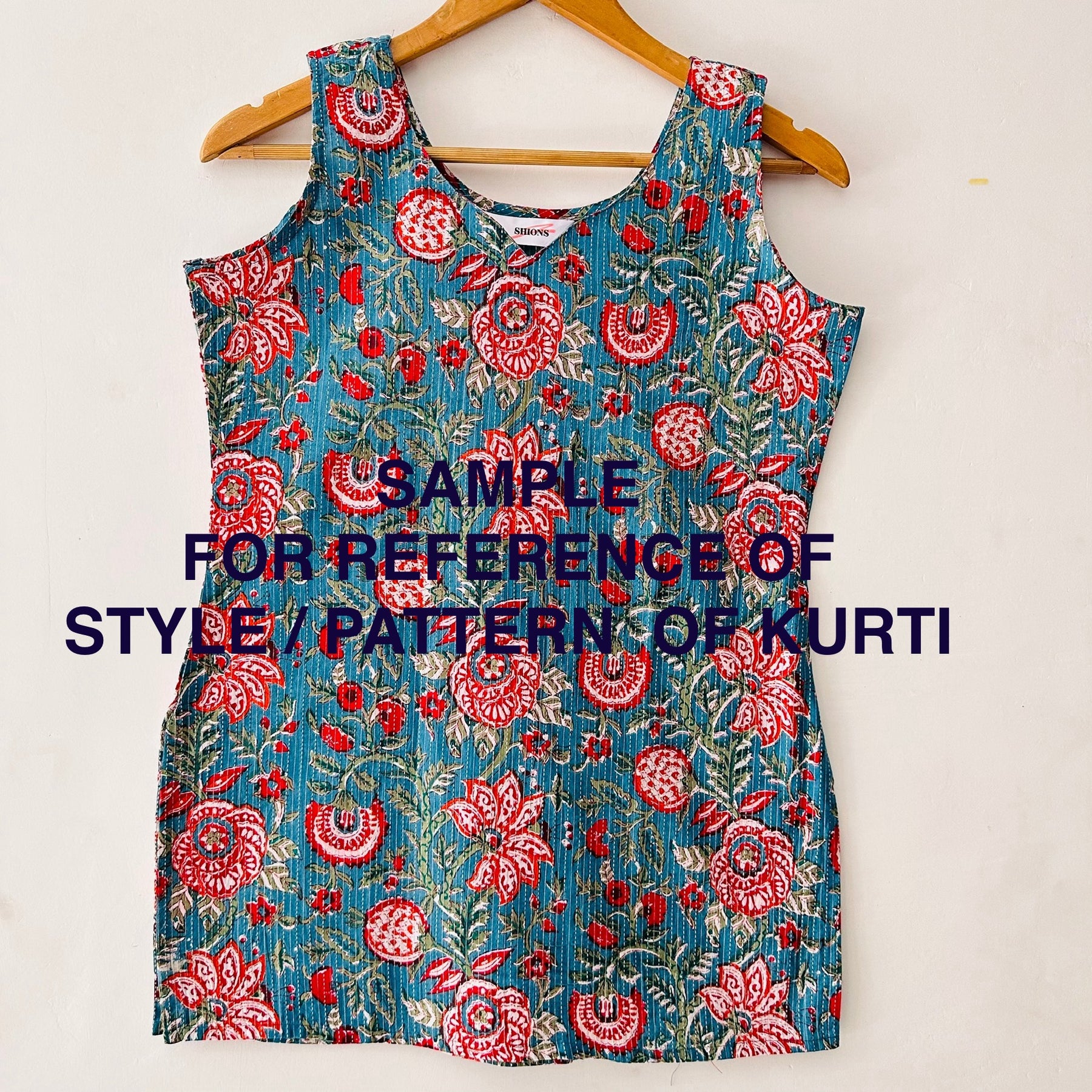 Sleeveless Short Kurti