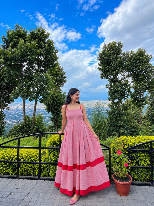 Pink Scarlet Maxi Dress
