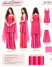 Pinky Promise Farshi Salwar