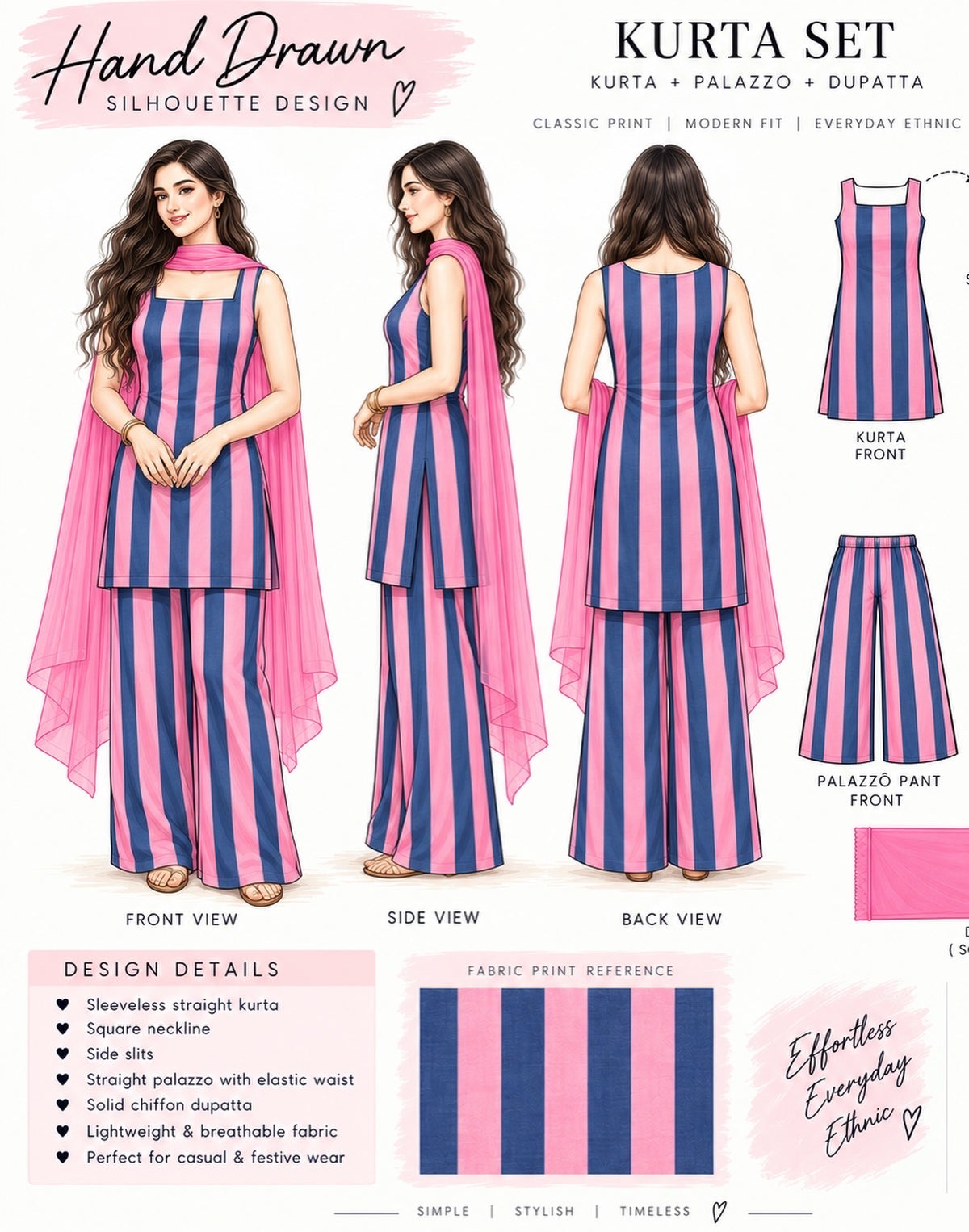Pinky Promise Farshi Salwar