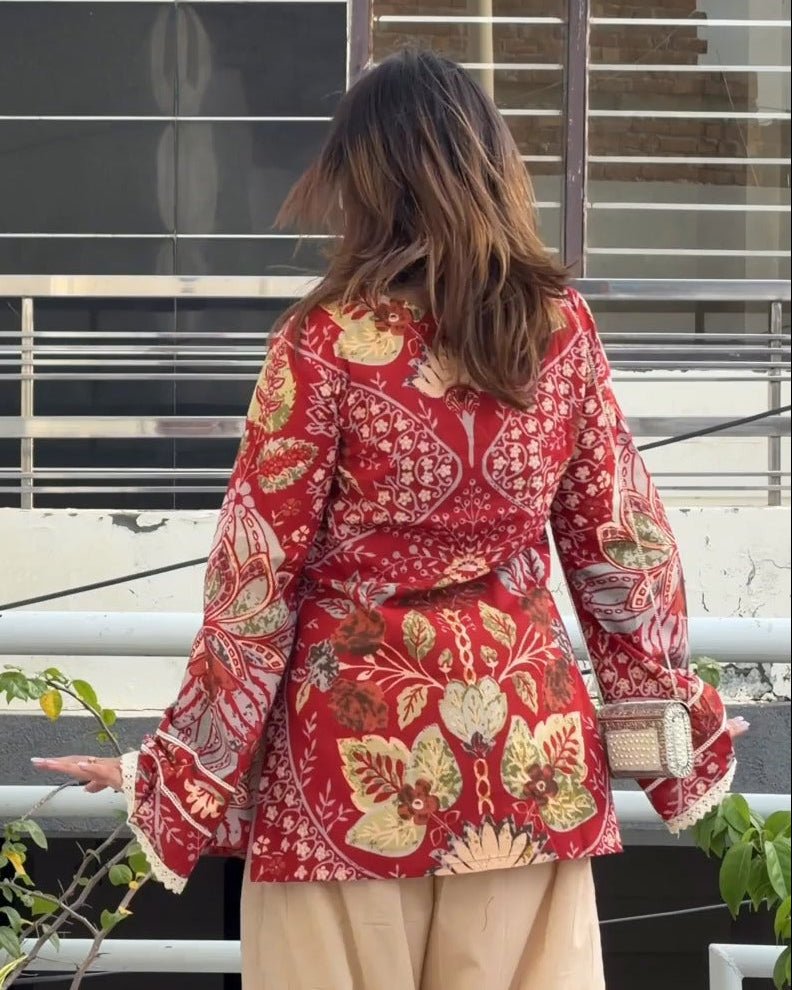 Phoolwari Farshi Salwar Set