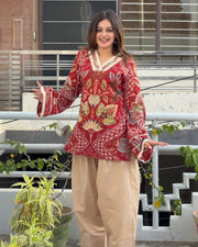 Phoolwari Farshi Salwar Set