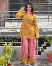 Kesar Gul Farshi Salwar