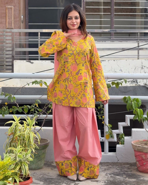 Kesar Gul Farshi Salwar