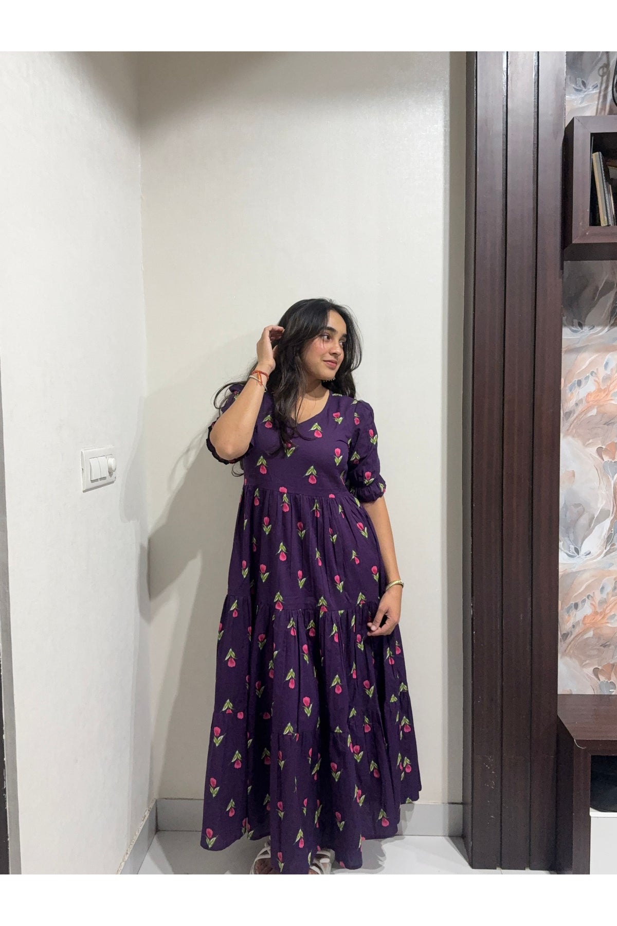 Phool Anarkali Dress