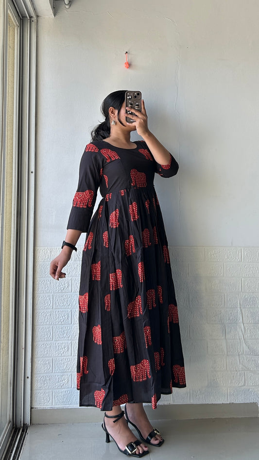 Midnight black Dress ( without feeding )