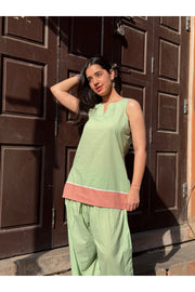 Pine Solid Farshi Salwar Set