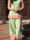 Pine Solid Farshi Salwar Set