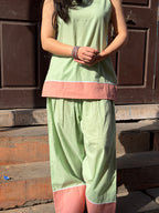 Pine Solid Farshi Salwar Set
