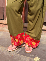 Red Farshi Salwar Set with Dupatta