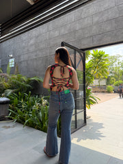 Rose Desi Baddie Kurti