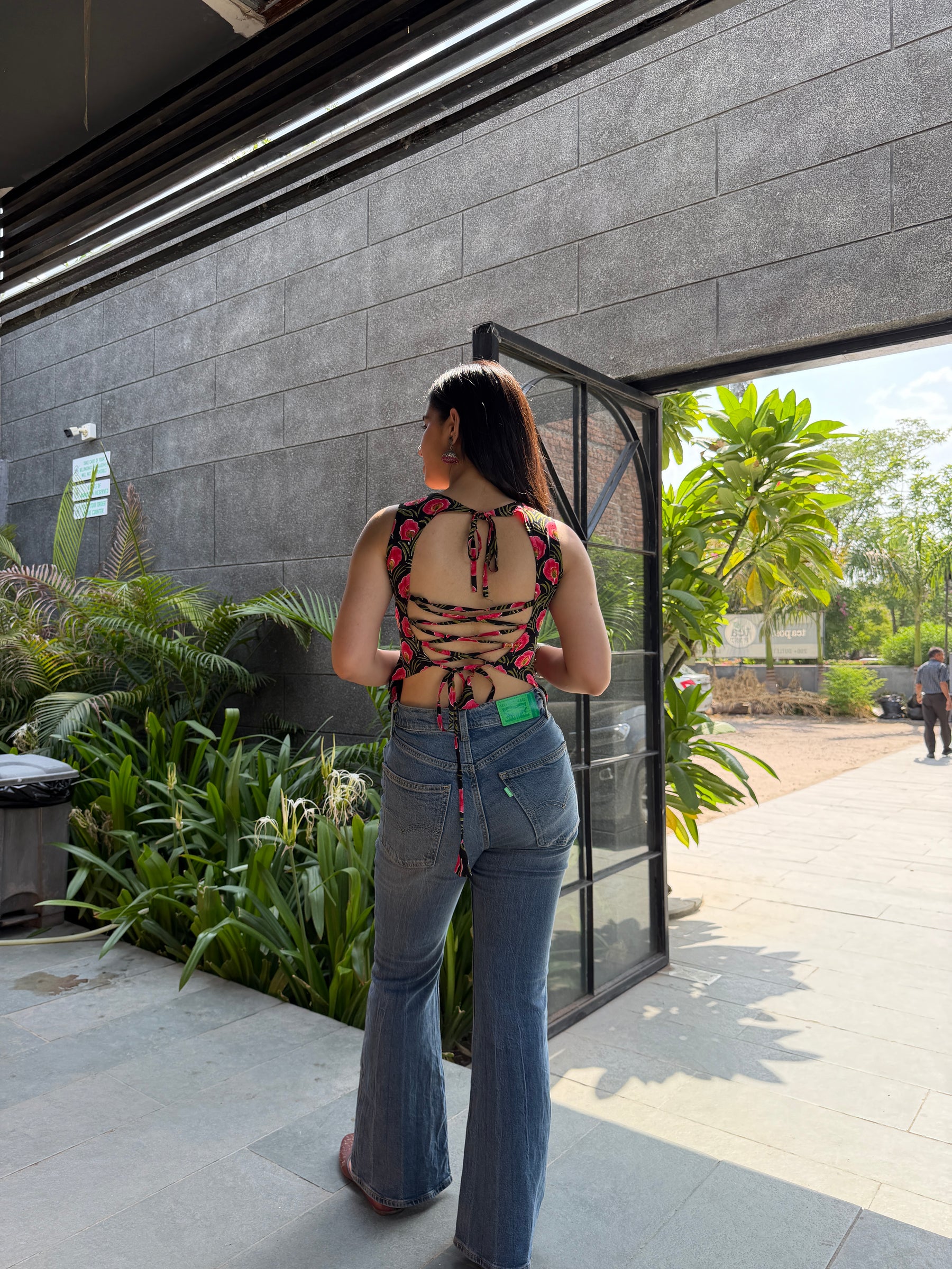 Rose Desi Baddie Kurti