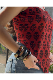 Orange Desi Baddie Kurti
