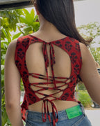 Red Desi Baddie Kurti