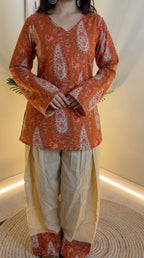 Amber Paisley Farshi Salwar Set