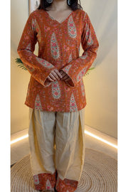 Amber Paisley Farshi Salwar Set
