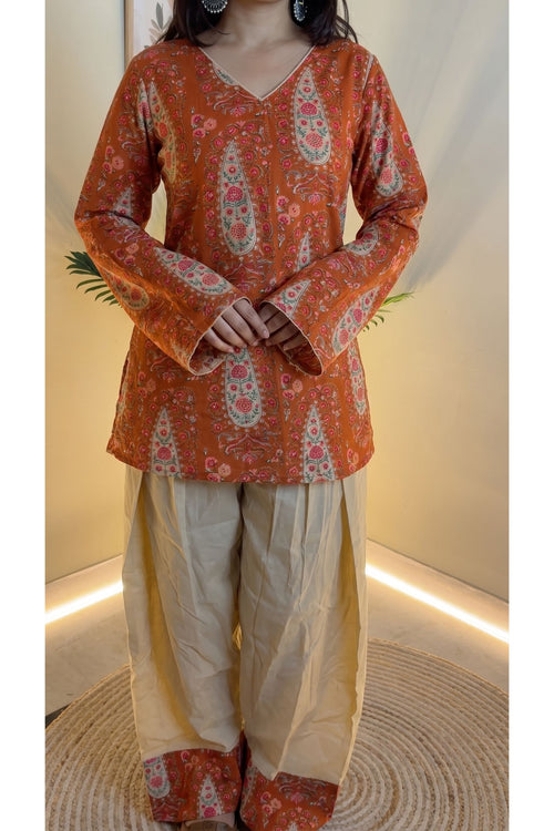 Amber Paisley Farshi Salwar Set