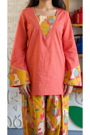 Abstract Flora Farshi Salwar Set