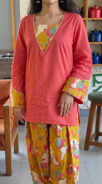 Abstract Flora Farshi Salwar Set