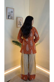 Amber Paisley Farshi Salwar Set