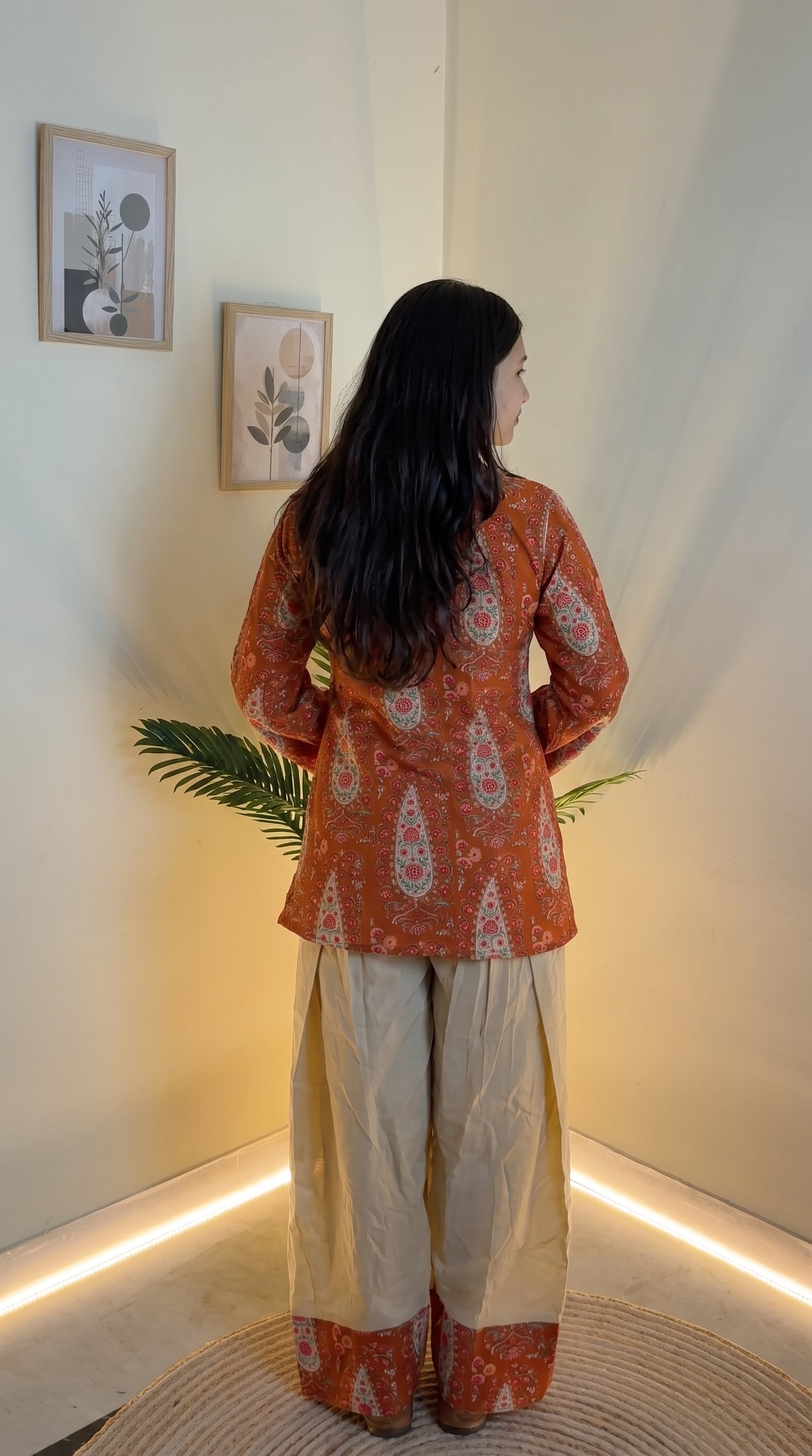 Amber Paisley Farshi Salwar Set