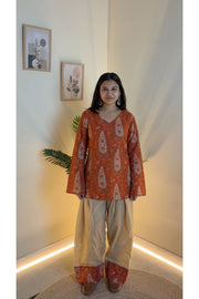 Amber Paisley Farshi Salwar Set