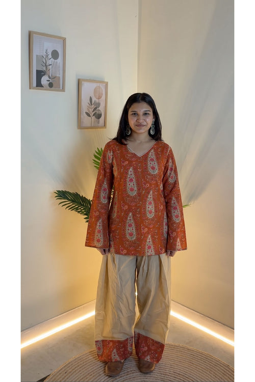 Amber Paisley Farshi Salwar Set