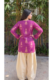 Rangrez Doll Motif Farshi Salwar Set