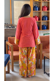 Abstract Flora Farshi Salwar Set