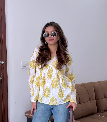 Sundrop Breeze Peplum Top