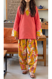 Abstract Flora Farshi Salwar Set