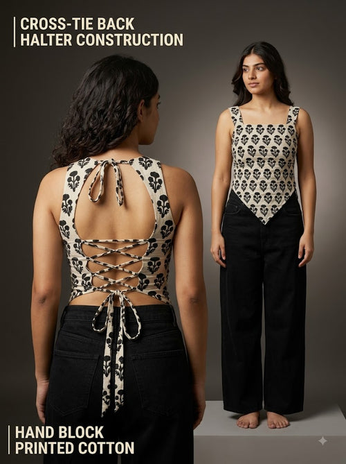 White Desi Baddie Kurti
