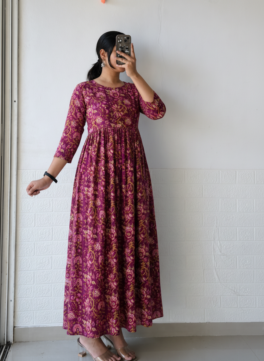 Mehroon Anarkali Anarkali Dress