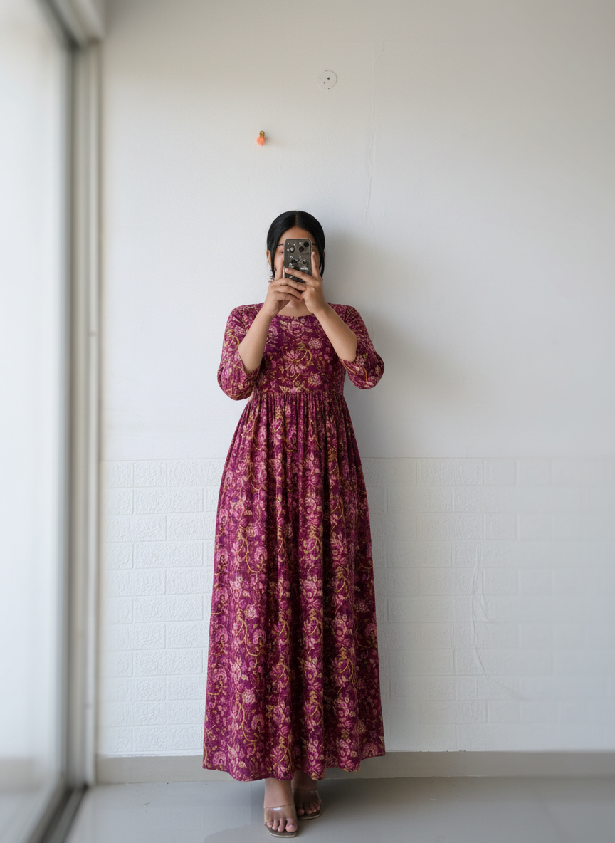 Mehroon Anarkali Anarkali Dress