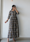 Bagru Geo Bloom Dress