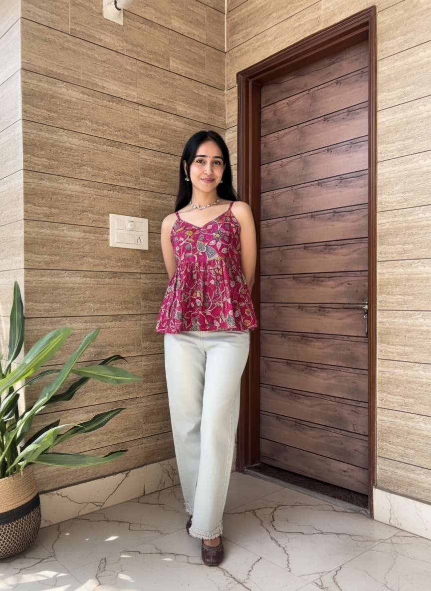 Rani Lotus Peplum Top