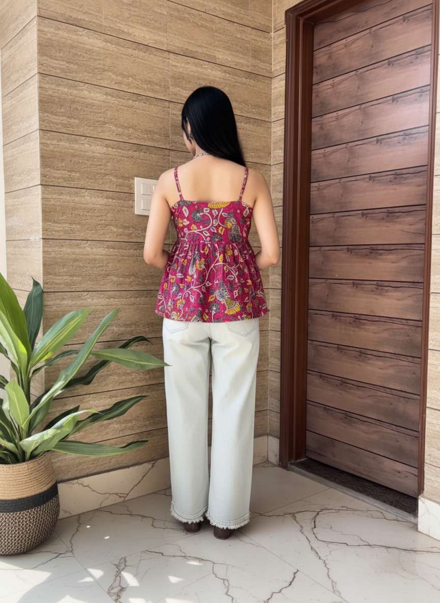 Rani Lotus Peplum Top