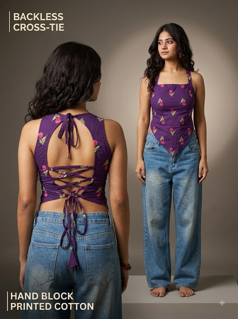 Backless desi baddie kurti