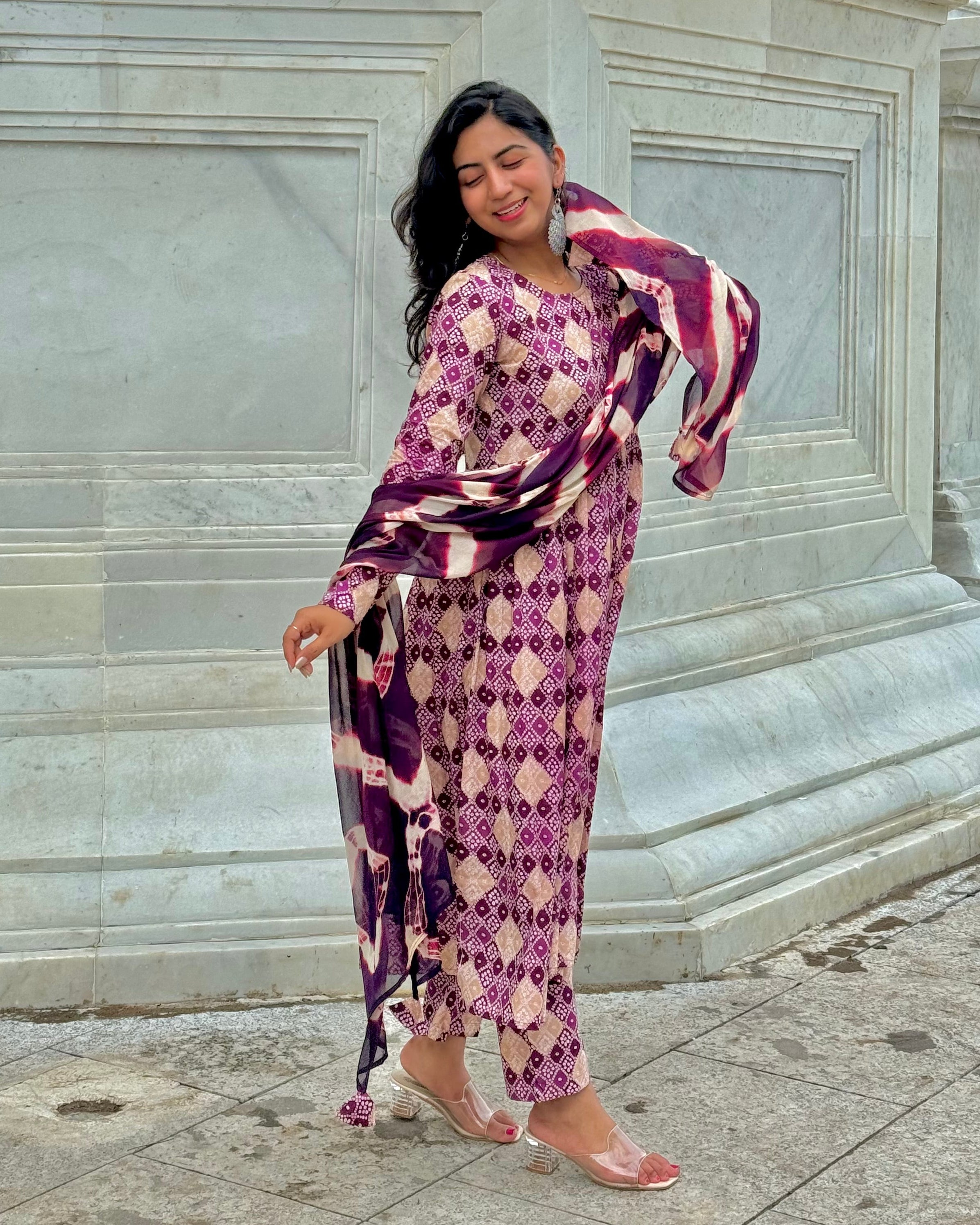 Purple Star Suit Set