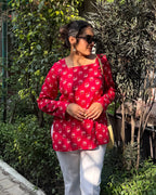 Rose Bloom  Short Kurti