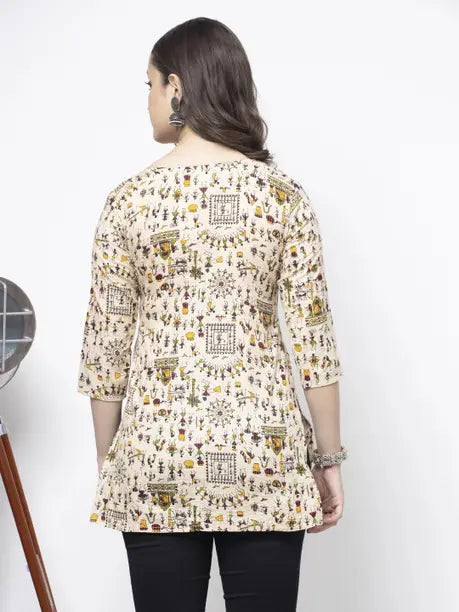 Warli Art Short kurti