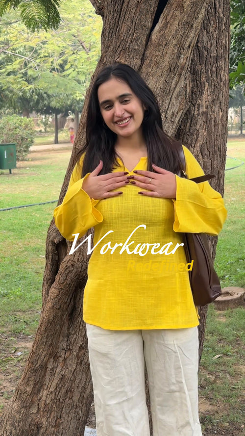 Sunlit Ease Workwear kurti