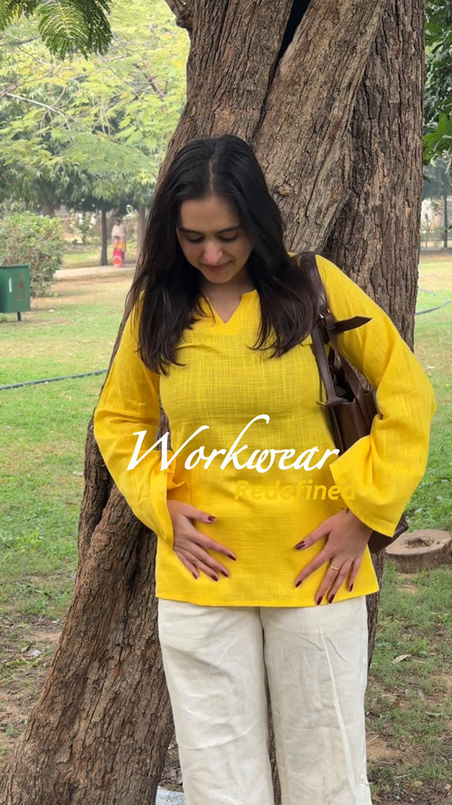Sunlit Ease Workwear kurti