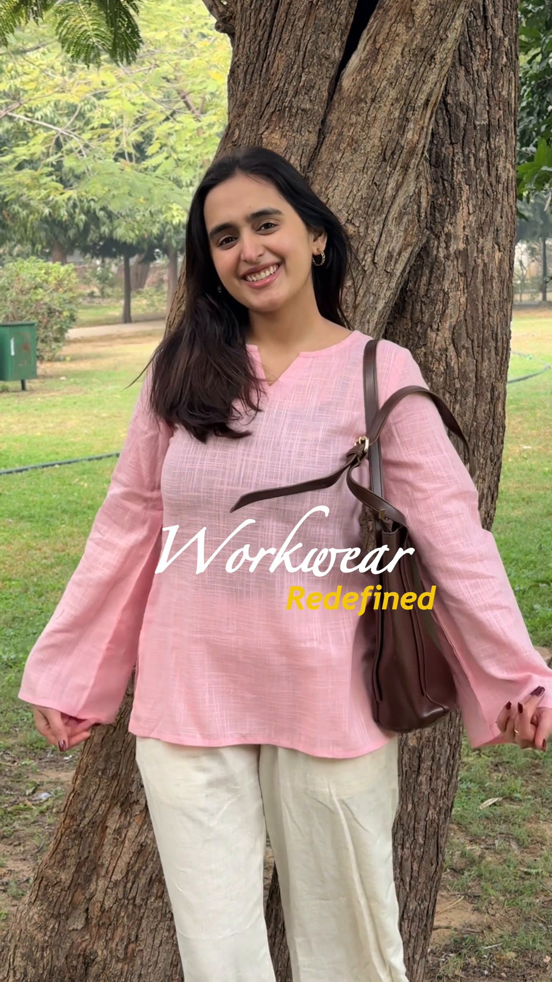 Blush Calm Workwear Top